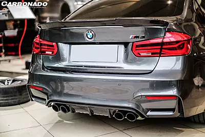 2014–2020 BMW M3 F80 / 3 Series F30 F35 VRS Style Carbon Fiber Trunk Spoiler