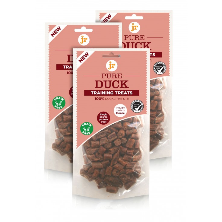 JR PURE DUCK TRAINING DOG TREATS 85G