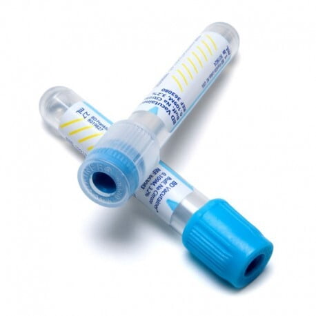 Tubo BD Vacutainer Citrato 2.7 ml 100 Piezas Tubo BD Vacutainer Citrato 2.7 ml 100 Piezas