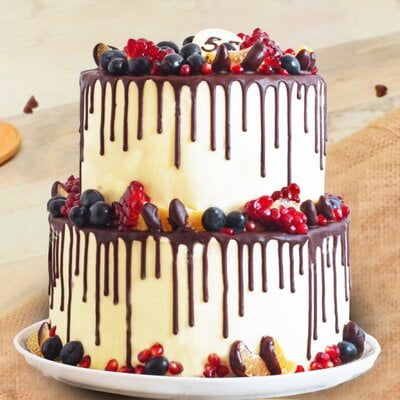Two Tier Chocolate Cake