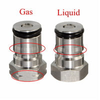 Cornelius Type Gas Port