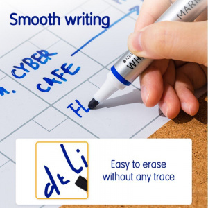 DELI U00130 WHITEBOARD MARKER BLUE BULL DELI U00130 WHITEBOARD MARKER BLUE BULL