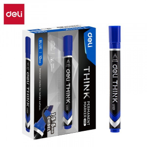 DELI U10130 PERMANENT MARKER BLUE CHI DELI U10130 PERMANENT MARKER BLUE CHI