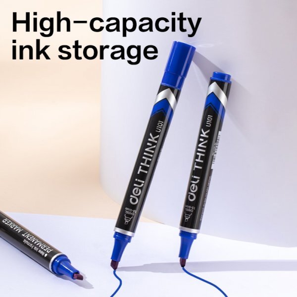 DELI U10130 PERMANENT MARKER BLUE CHI DELI U10130 PERMANENT MARKER BLUE CHI