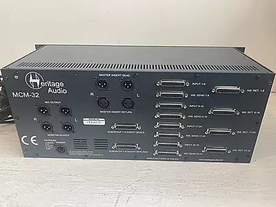 Heritage Audio MCM-32 32-Channel Summing Mixer Heritage Audio MCM-32 32-Channel Summing Mixer