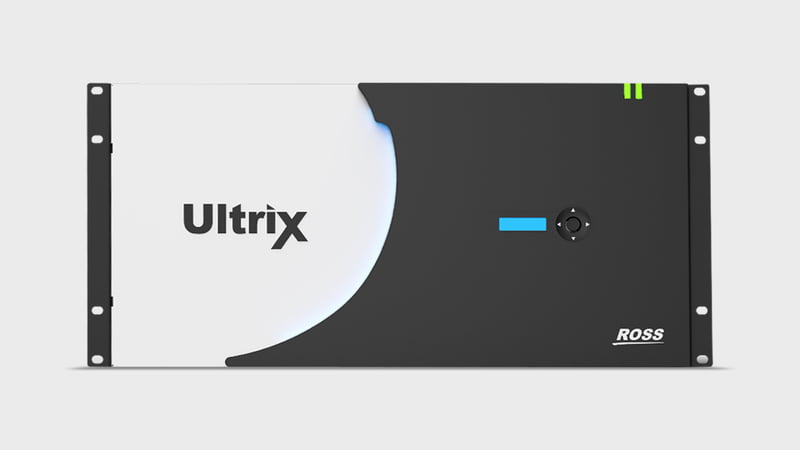 Ross Video ULTRIX-NS-FR2-UHD2 2RU Frame with 64x64 HD-BNC I/O and 8 AUX I/O Ports. Ross Video ULTRIX-NS-FR2-UHD2 2RU Frame with 64x64 HD-BNC I/O and 8 AUX I/O Ports.