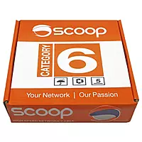 Scoop 100m Box Cat6 CCA Grey UTP Cable