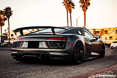 2016–2019 Audi R8 VRS Style Carbon Fiber Rear Diffuser | Coupe & Spyder Aero Upgrade