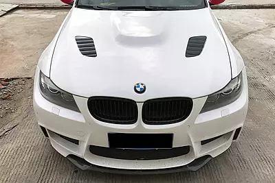 BMW 3 Series E90 LCI VRS Style Carbon Fiber Hood (2008–2012)