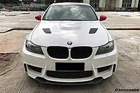 BMW 3 Series E90 LCI VRS Style Carbon Fiber Hood (2008–2012)