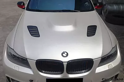 BMW 3 Series E90 LCI VRS Style Carbon Fiber Hood (2008–2012)