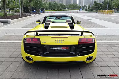 2010–2015 Audi R8 Spyder GT Style Carbon Trunk Spoiler | CFRP + DryCF 2010–2015 Audi R8 Spyder GT Style Carbon Trunk Spoiler | CFRP + DryCF