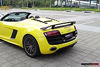 2010–2015 Audi R8 Spyder GT Style Carbon Trunk Spoiler | CFRP + DryCF