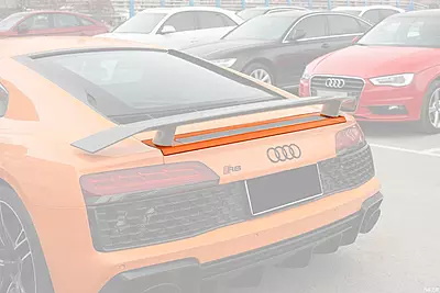 Audi R8 GEN2 V10 PLUS Coupe Carbon Fiber Wing Base | OEM Mount for GT & Performance Spoilers Audi R8 GEN2 V10 PLUS Coupe Carbon Fiber Wing Base | OEM Mount for GT & Performance Spoilers
