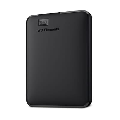 WD Elements Portable 4TB Black  External Hard Drive