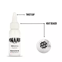 White Dynamic Tattoo Ink - 1 oz. Bottle 30ml