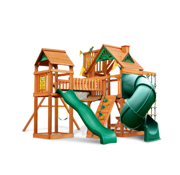 Wilderness Gym w/ Wood Roof & Sky Loft
