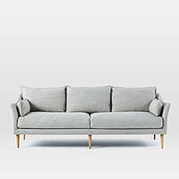 Diana Sofa In Light Grey - Three Seater Diana Sofa In Light Grey - Three Seater