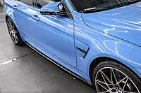 BMW M3 F80 & M4 F82 MP Style Carbon Fiber Side Skirts Under Boards (2014–2020)