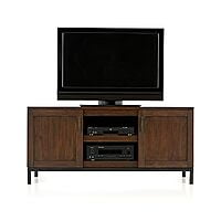 Rustic Solid Wood TV Media Console | Modern Farmhouse Entertainment Unit