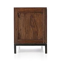 Rustic Solid Wood TV Media Console | Modern Farmhouse Entertainment Unit