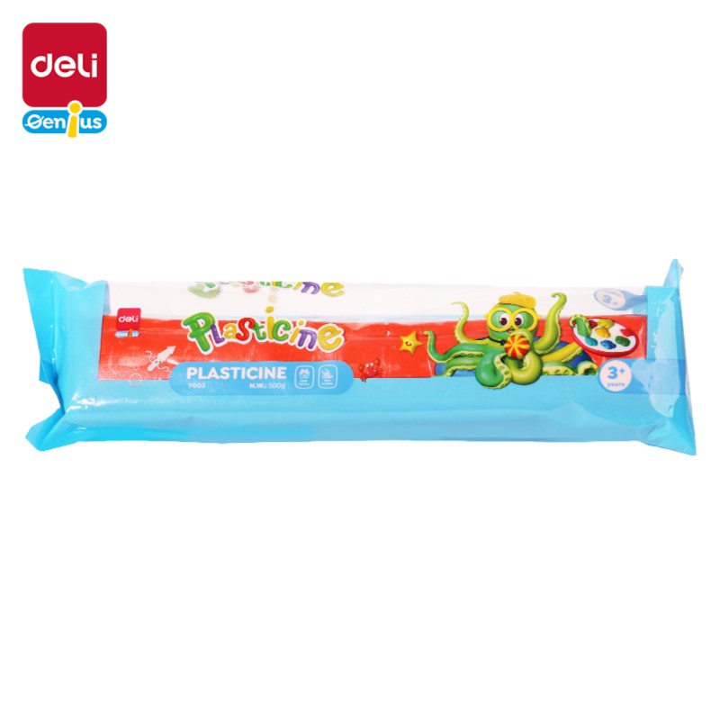 DELI GENIUS Y002-RD PLASTICINE 500G RED