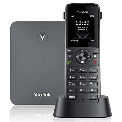 Yealink W73P DECT cordless phone system with handset and base station Yealink W73P DECT cordless phone system with handset and base station