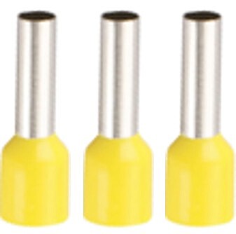 Bootlace Ferrules 16 mm - Yellow