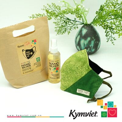 Khẩu Trang Vải Cotton 2 Lớp KYMVIET Có Dây Đeo Điều Chỉnh Được, Kháng Khuẩn, Mềm Mịn Cho Da Khẩu Trang Vải Cotton 2 Lớp KYMVIET Có Dây Đeo Điều Chỉnh Được, Kháng Khuẩn, Mềm Mịn Cho Da