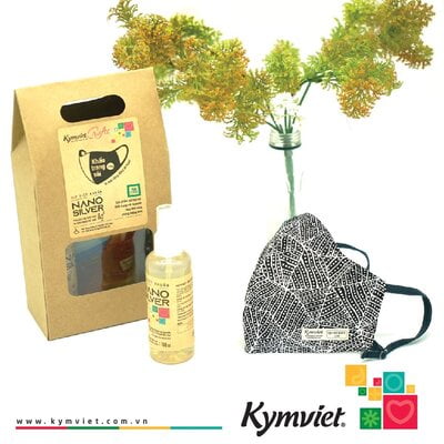 Khẩu Trang Vải Cotton 2 Lớp KYMVIET Có Dây Đeo Điều Chỉnh Được, Kháng Khuẩn, Mềm Mịn Cho Da Khẩu Trang Vải Cotton 2 Lớp KYMVIET Có Dây Đeo Điều Chỉnh Được, Kháng Khuẩn, Mềm Mịn Cho Da