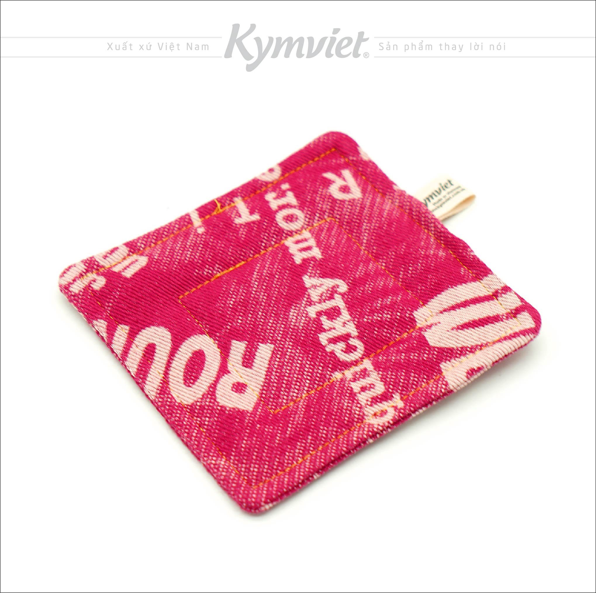 Miếng Lót Cốc, Lót Ly KYMVIET Chất Liệu Vải Bò In Họa Tiết 100% Handmade, Thấm Hút Tốt Miếng Lót Cốc, Lót Ly KYMVIET Chất Liệu Vải Bò In Họa Tiết 100% Handmade, Thấm Hút Tốt