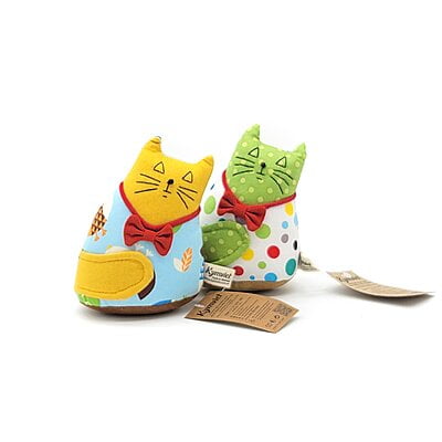 Đồ Chơi Nhồi Bông Hình Mèo May Mắn Con 3 KYMVIET Vải In Họa Tiết Craft [KV-NB-MMM5-CT]