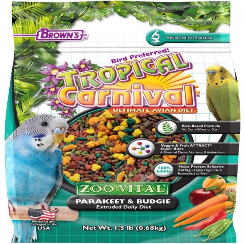 FM BROWNS PARAKEET & BUDGIE FOOD 0.68KG FM BROWNS PARAKEET & BUDGIE FOOD 0.68KG