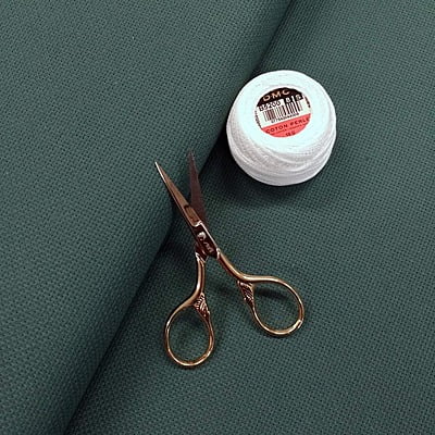 Zweigart - Tela Aida 64 quadretti colorata, Altezza 110 cm, vendita a metraggio Zweigart - Tela Aida 64 quadretti colorata, Altezza 110 cm, vendita a metraggio
