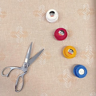 Zweigart - Tessuto Ricamo Nora - Misto Lino Altezza 140 cm