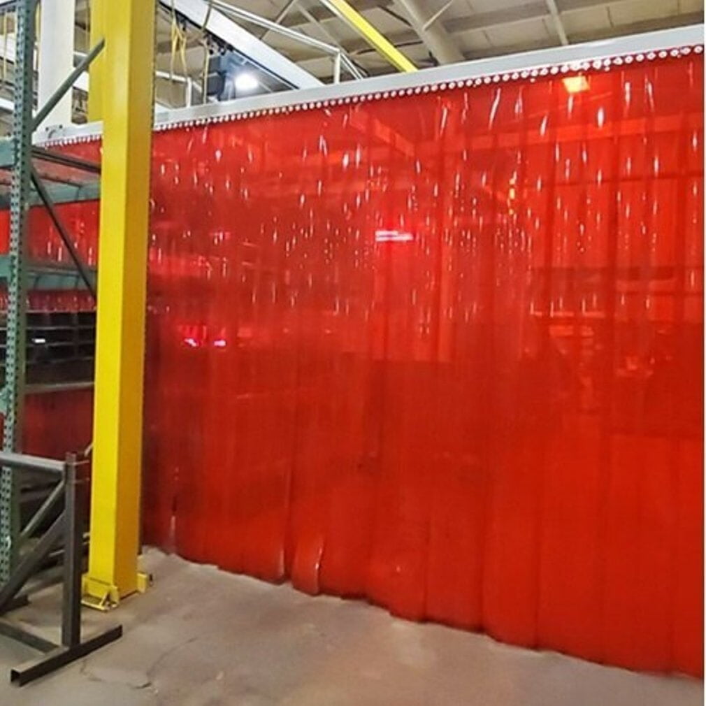 air curtain vs. strip curtain