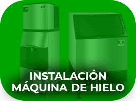 Instalación profesional de máquina de hielo para un rendimiento óptimo